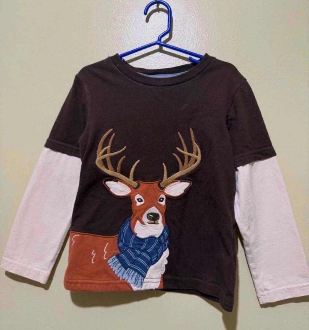 Gymboree Country Charm Deer Layered Top Size 4T